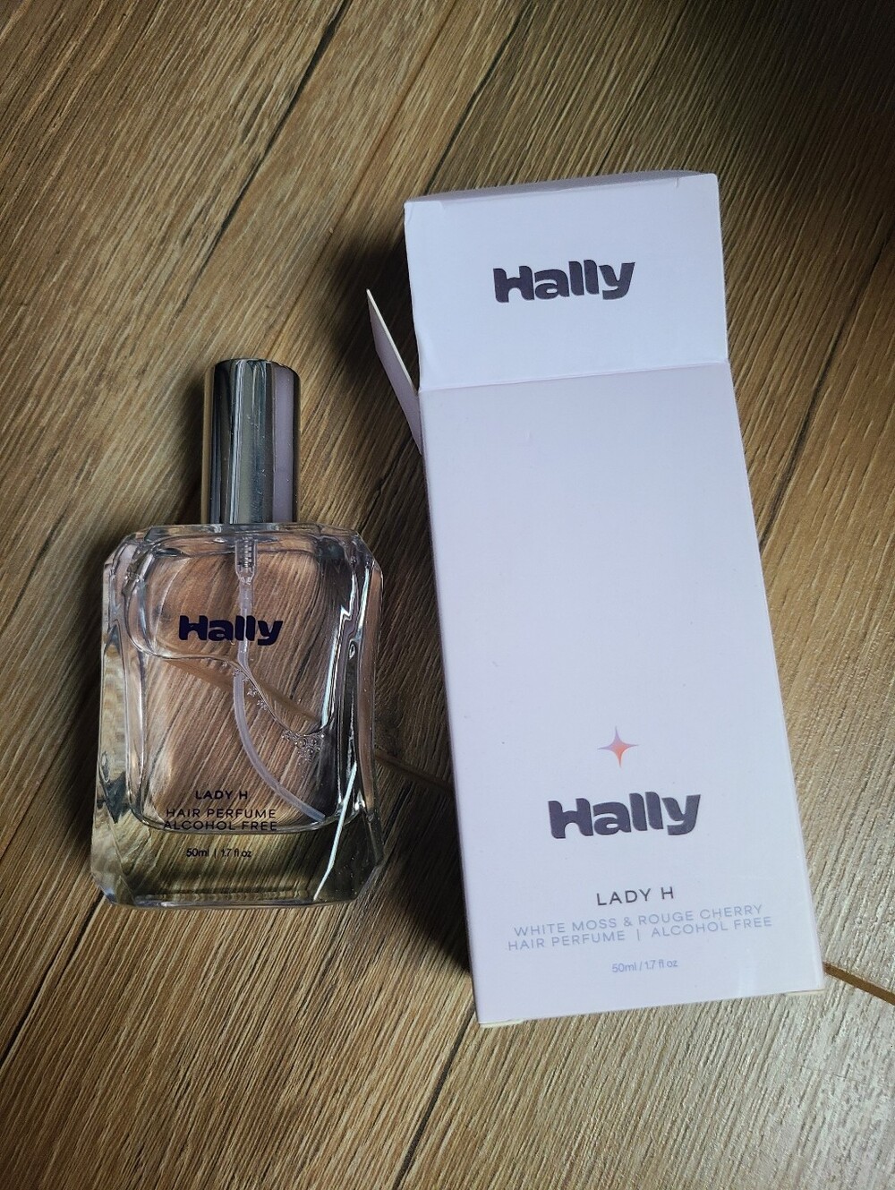 New in box Hally Lady H hair perfume (clean and safe) hydration and shine